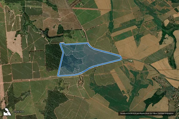 Imagem de satélite de FAZENDA SANTA HELENA em Catanduva - SP