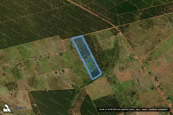 Imagem de satélite de P.A. MUTUM - Lote 002 em Ribas do Rio Pardo - MS