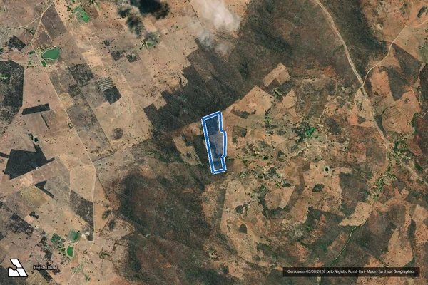 Imagem de satélite de SÍTIO NOVATO - SÍTIO NOVATO em Caetité - BA
