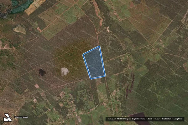 Imagem de satélite de FAZENDAS ITAPIRAÇABA, PANDEIROS E CANABRAVA - Gleba 01B em Januária - MG