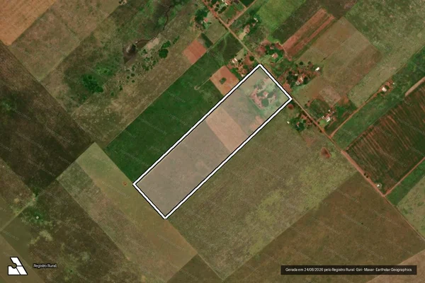 Imagem de satélite de Projeto de Assentamento Eldorado I - Lote  554 em Sidrolândia - MS