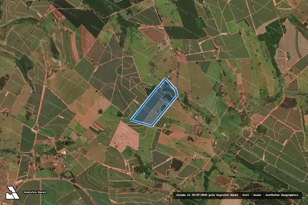 Imagem de satélite de Sitio São Domingos - Parte 001 em Potirendaba - SP