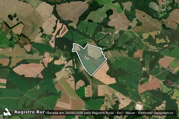 Imagem de satélite de SÍTIO TAMANDUA - SÍTIO TAMANDUA em Ponta Grossa - PR