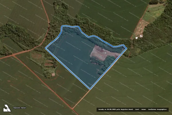 Imagem de satélite de Lote Rural n° 07-Remanescente do 6° Perímetro da Gleba Lopeí - Parte 1 em Cascavel - PR