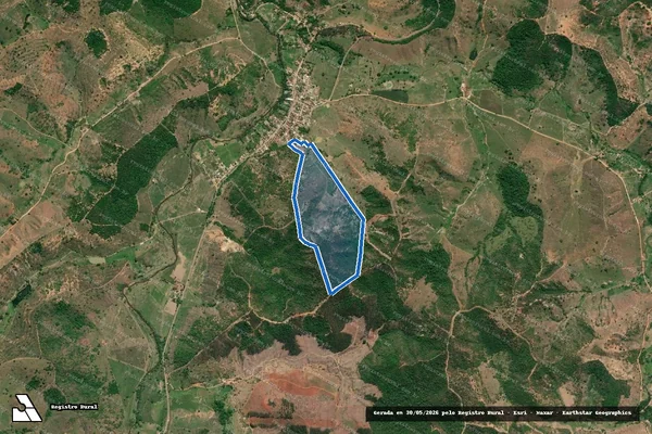 Imagem de satélite de CORREGO DO AVENTUREIRO - GERAL em Aimorés - MG