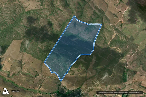 Imagem de satélite de FAZENDA GENIPAPO - Parcela 1 em São Miguel do Aleixo - SE