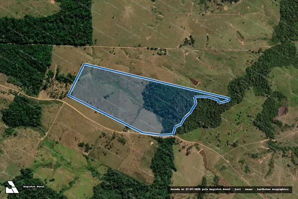 Imagem de satélite de COLÔNIA BOA VISTA ? LOTE 21 ? GLEBA ÚNICA ? N. C. SERINGAL BELA FLOR - PARTE 02 em Epitaciolândia - AC