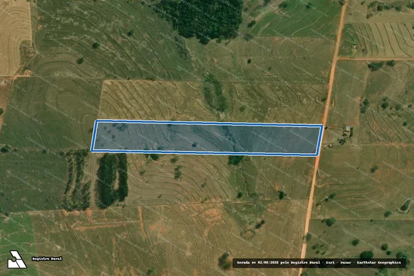 Imagem de satélite de Sítio Diniz - Parcela 2 em Ribeirão dos Índios - SP