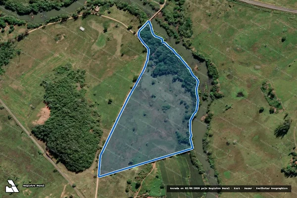 Imagem de satélite de Fazenda Santa Luzia - PARCELA 2 em Bom Jesus do Itabapoana - RJ