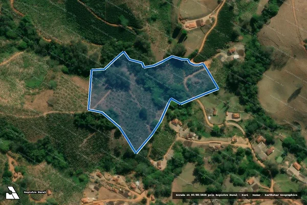 Imagem de satélite de SITIO SÃO MIGUEL - Parte 1 em Pedralva - MG