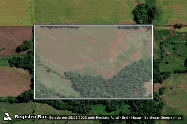 Imagem de satélite de FRAÇÃO LOTE RURAL Nº 46- LINHA REPUBLICA - FRAÇÃO LOTE RURAL Nº46-LINHA REPUBL em Senador Salgado Filho - RS
