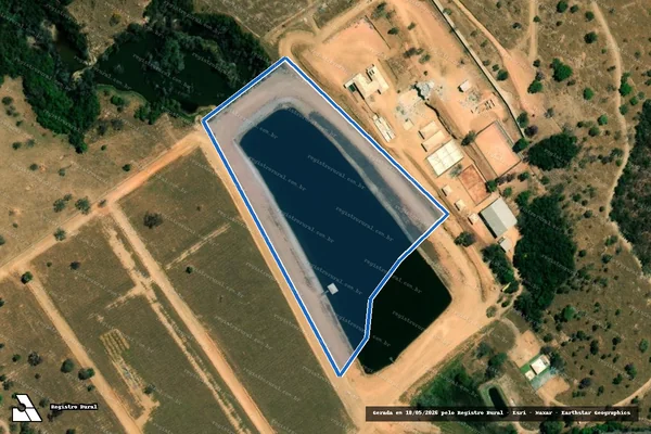 Imagem de satélite de Fazenda Bom Sucesso - GLEBA 04 em Lagoa da Prata - MG
