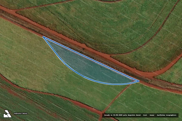 Imagem de satélite de FAZENDA SANTANA NOVA - GLEBA G em Chavantes - SP