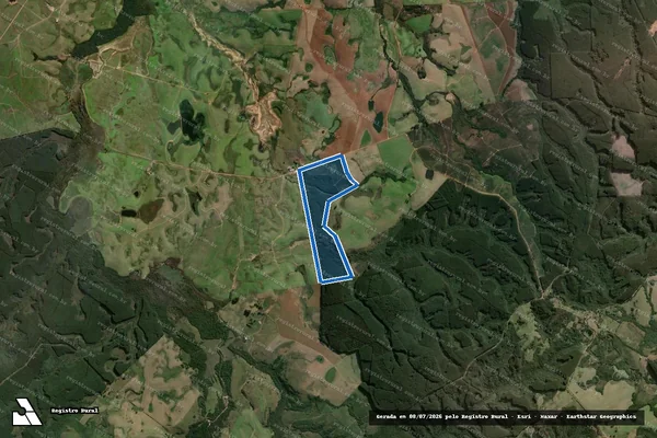 Imagem de satélite de Horto Florestal Butiá I - Parte 1 em Butiá - RS