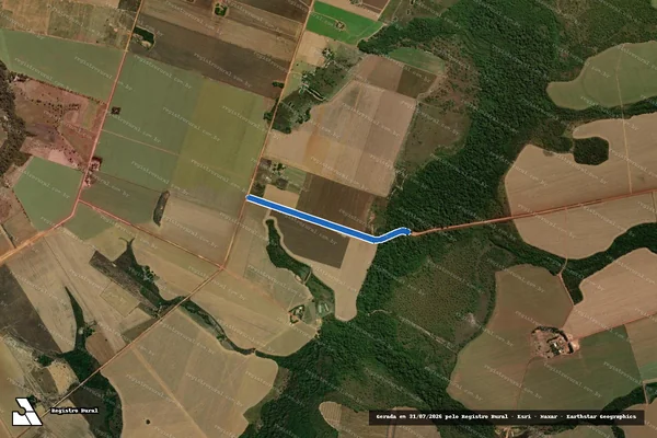 Imagem de satélite de Estrada Vicinal 09 PA Jaraguá / VC 09