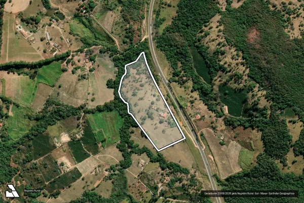 Imagem de satélite de Fazenda Jatobá - Parte 1 em Passos - MG