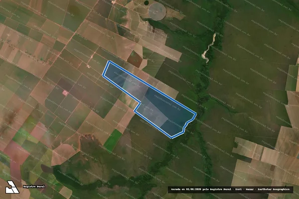 Imagem de satélite de Fazenda Destri - Parcela 1 em Campo Novo do Parecis - MT