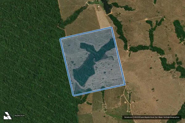 Imagem de satélite de FAZENDA ESTRELA DALVA - Lote 29-31-33 em Nova Bandeirantes - MT