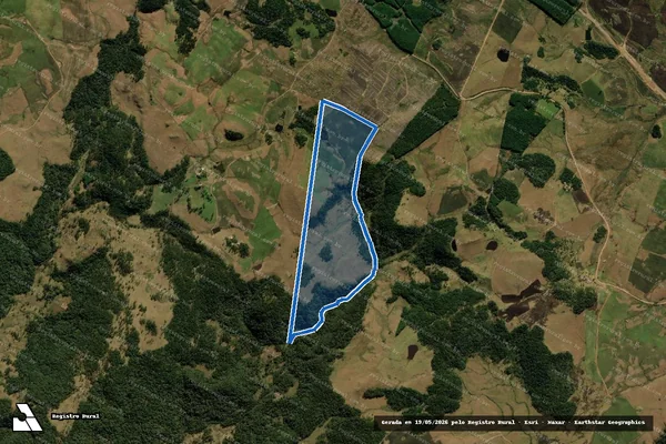Imagem de satélite de Fazenda Xarqueada - Fazenda Xarqueada em São José dos Ausentes - RS