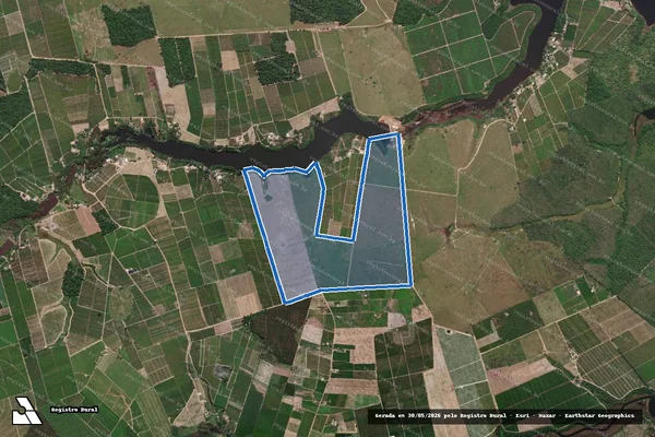 Imagem de satélite de FAZENDA DO SEU BENÉ  - FAZENDA DO SEU BENÉ em Aracruz - ES