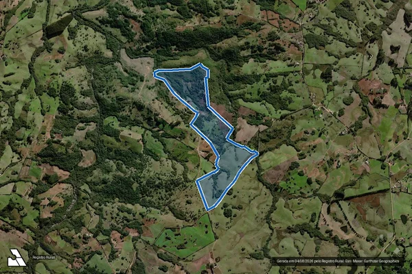Imagem de satélite de SDE - Matrícula nº 9.356, Lv. 2 ? RG em Canguçu - RS