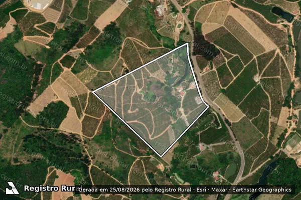 Imagem de satélite de Sitio Padre Francisco - Gleba B em Vila Valério - ES