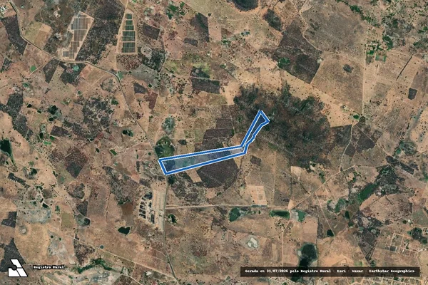 Imagem de satélite de RECURSO / MALHADA DAS CABAÇAS - GLEBA 3 em Guanambi - BA