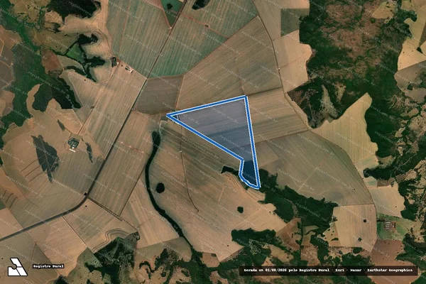 Imagem de satélite de FAZENDA PARAÍSO - 001 em Rio Verde - GO