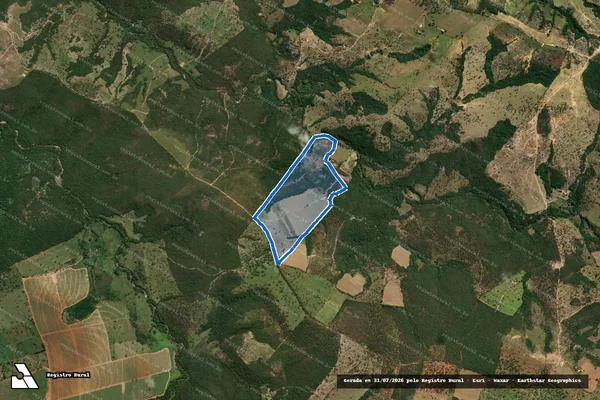 Imagem de satélite de FAZENDA RIACHO - Parte 1 em Santo Antônio do Monte - MG