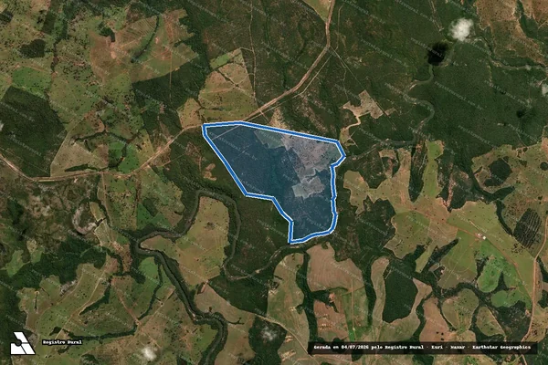 Imagem de satélite de FAZENDA SÃO GABRIEL - 2685 ? PONTE BRANCA em Ponte Branca - MT
