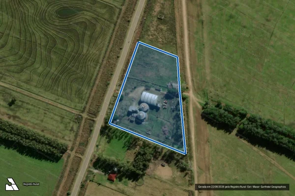 Imagem de satélite de Fazenda Maria Antônia - Parte 1 em Santa Vitória do Palmar - RS