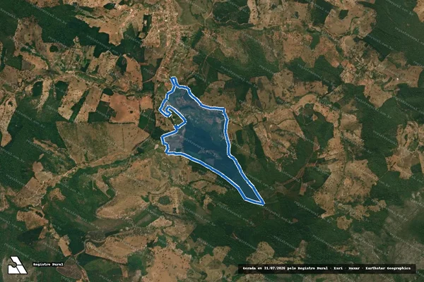 Imagem de satélite de FAZENDA MALÉ  PELADOR em Itamarandiba - MG
