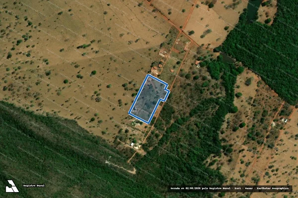 Imagem de satélite de Fazenda Bom Jesus ou Jacóis - Gleba C - Gleba C-02 em Pirenópolis - GO