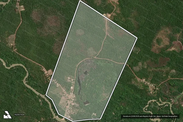 Imagem de satélite de FAZENDA ZORRA - Parcela Única em Nina Rodrigues - MA