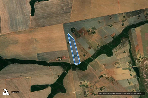 Imagem de satélite de LOTE 08 ? MST ? PA SANTA FELICIDADE -  LT 08 ? MST - PA SANTA FELICIDADE em Cocalzinho de Goiás - GO