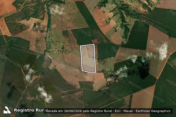 Imagem de satélite de FAZENDA BOA VISTA - Parte 1 em Bom Despacho - MG