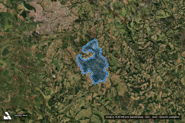 Imagem de satélite de Fazenda Água Vermelha - Fazenda Água Vermelha em São Sebastião do Paraíso - MG