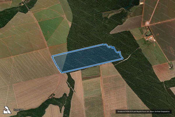 Imagem de satélite de FAZENDA TOLEDO - PARTE 02 em Sorriso - MT