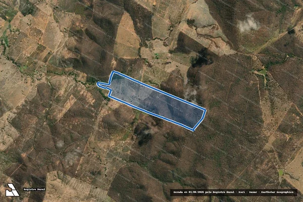 Imagem de satélite de Fazenda Canoas - Fazenda Canoas em Francisco Sá - MG