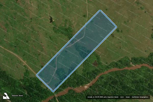 Imagem de satélite de LOTE B/3A - SERINGAL SÃO FRANCISCO - LOTE B3/E - SERINGAL SÃO FRANCISCO em Governador Jorge Teixeira - RO