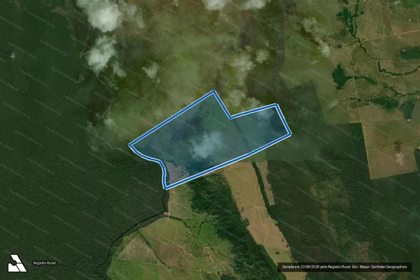 Imagem de satélite de FAZENDA PAREDÃO - Parte 1 em Vila Bela da Santíssima Trindade - MT