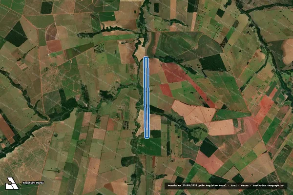 Imagem de satélite de Fazenda Santo Antônio da União III em Alto Paraná - PR