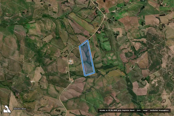 Imagem de satélite de PE Santa Lúcia_Lotes - Lote 27B em Candiota - RS