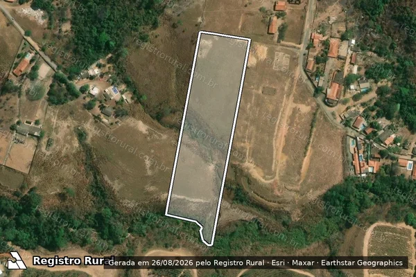 Imagem de satélite de Chácara das Rosas - Gleba C em Limeira - SP