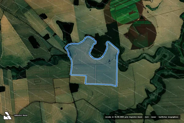 Imagem de satélite de Fazenda Big House - M-2.831 em Sertanópolis - PR
