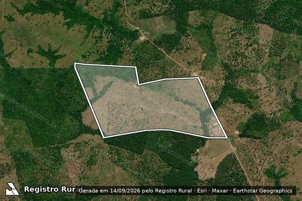 Imagem de satélite de FAZENDA BERRANTE DE OURO