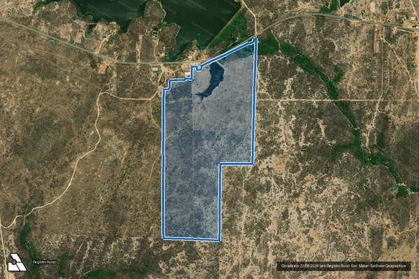 Imagem de satélite de FAZENDA MEU BOM VIVER - Parte 1 em Limoeiro do Norte - CE
