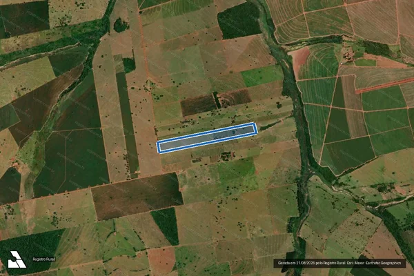 Imagem de satélite de LOTE 20-21 - Remanescente em São Pedro do Paraná - PR