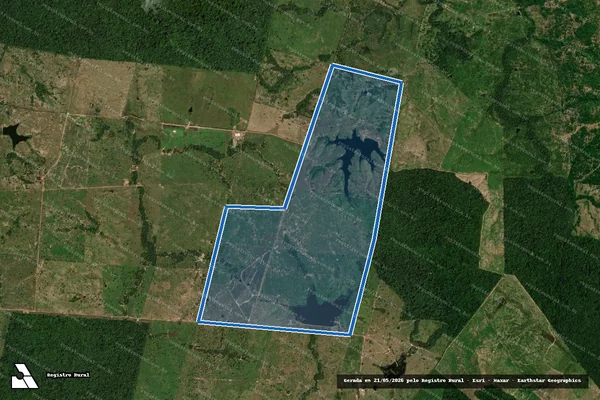 Imagem de satélite de FAZENDA ANNA / Parcela 1 em São Domingos do Araguaia - PA