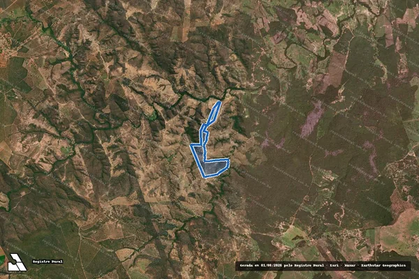 Imagem de satélite de FAZENDA PRETINHA - Parte 2 em Miravânia - MG